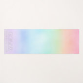 RELAX PASTEL RAINBOW YOGA MAT (Voorkant (horizontaal))