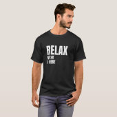 Relax Peter is hier populaire geboortenamen Peter T-shirt (Voorkant volledig)
