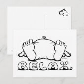 Relax Postcard Briefkaart (Voorkant / Achterkant)