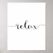 Relax Poster (Voorkant)