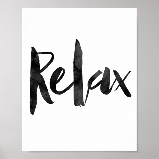 Relax Poster (Voorkant)