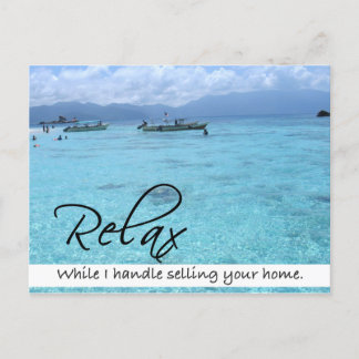 RELAX Real Estate briefkaart