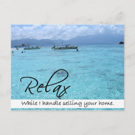 RELAX Real Estate briefkaart