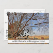 RELAX Real Estate briefkaart (Voorkant / Achterkant)