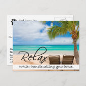 RELAX Real Estate briefkaart (Voorkant / Achterkant)