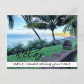 RELAX Real Estate briefkaart (Voorkant)