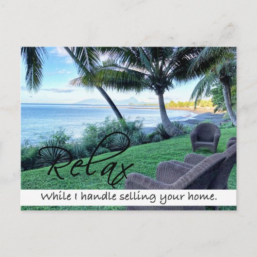 RELAX Real Estate briefkaart (Voorkant)
