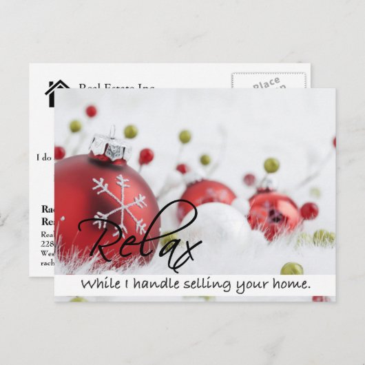 RELAX Real Estate briefkaart (Voorkant / Achterkant)