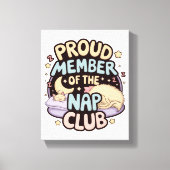 Relax & Recharge - Nap Lovers' Perfect Canvas Afdruk (Voorkant)