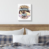 Relax & Recharge - Nap Lovers' Perfect Canvas Afdruk (Insitu (Slaapkamer))