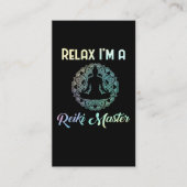 Relax Reiki Master Therapist Chakra Therapie Visitekaartje (Voorkant)