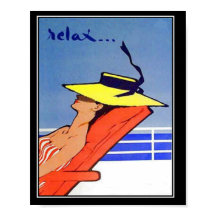 Relax Reis Vintage poster