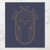 Relax Relate Release: Femininities Collectie Wijn Etiket (Enkel label)