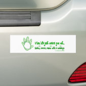 Relax, revisie, vernieuwen bumpersticker (Op auto)