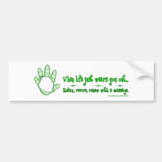 Relax, revisie, vernieuwen bumpersticker (Voorkant)