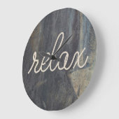 RELAX Rope-tekst op steen Grote Klok (Hoek)