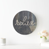 RELAX Rope-tekst op steen Grote Klok (Huis)