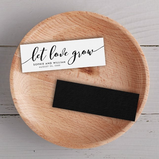 Relax Script Bruiloft Laat Liefde Groeien Mini Visitekaartjes (Creator heeft geüpload)