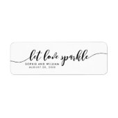Relax Script Laat liefde fonkelen Huwelijksgunst L Etiket (Voorkant)