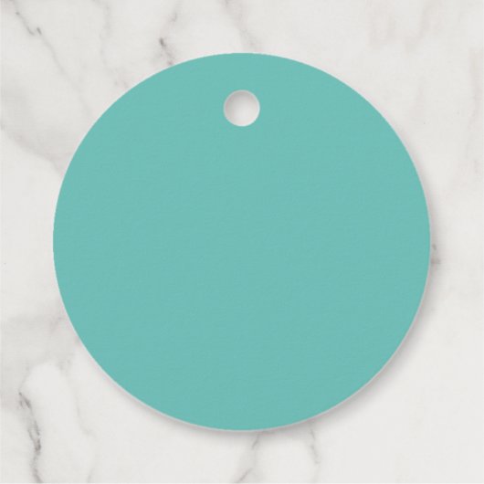Relax Script Mint om bewerkbare Kleur Bruiloft Bedankjes Labels (Achterkant)