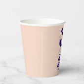Relax & Sip Minimal logo Papieren Bekers (Rechts)