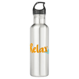 Relax Stainless Steel Water Bottle Waterfles