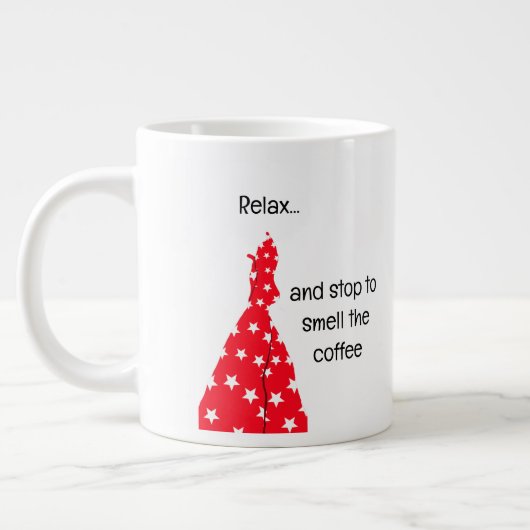 Relax Stop om van de koffie te genieten mok (Links)