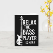 Relax The B Player Is Here B Guitar  Kaart (Gele Bloem)