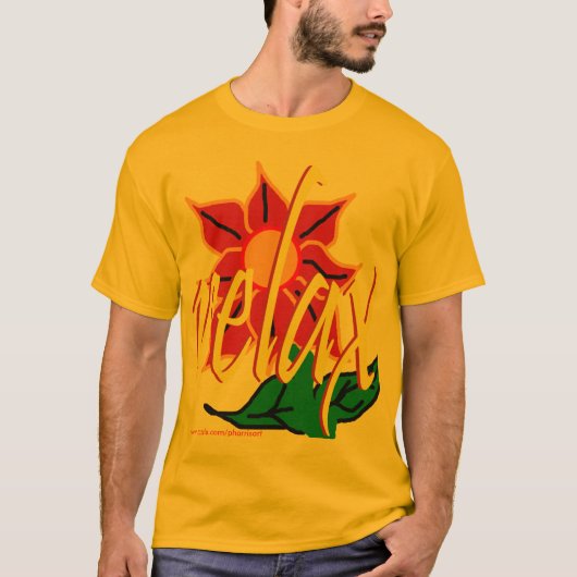 Relax Tropical T-Shirt - pharrisart (Voorkant)