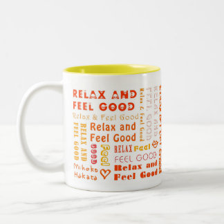 : Relax & voel goed (Oranje): Mok