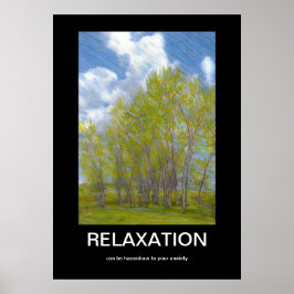 Relaxatie Demotivationeel Poster