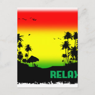 relaxatie rasta briefkaart
