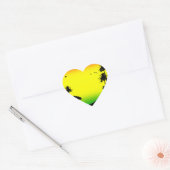 relaxatie rasta hart sticker (Envelop)
