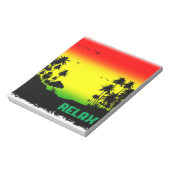 relaxatie rasta notitieblok (Linkerzijde)