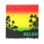 relaxatie rasta notitieblok (Voorkant)