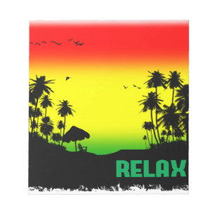 relaxatie rasta notitieblok