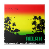 relaxatie rasta tegeltje (Voorkant)