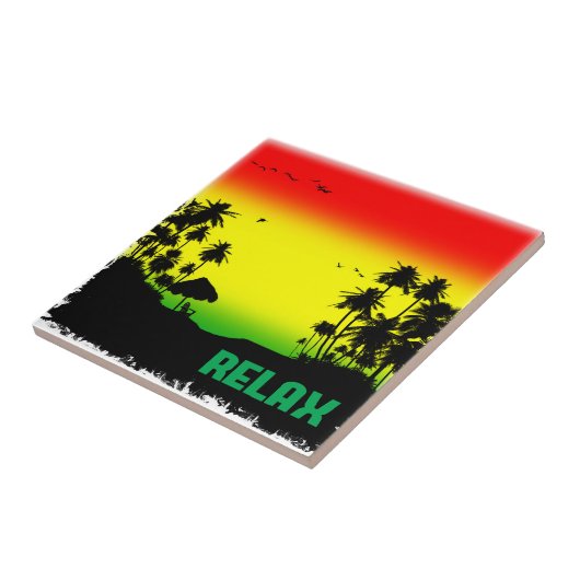 relaxatie rasta tegeltje (Zijkant)