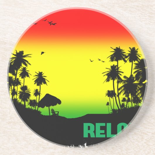 relaxatie rasta zandsteen onderzetter (Voorkant)