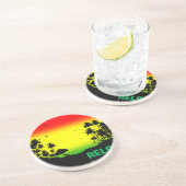 relaxatie rasta zandsteen onderzetter (Zijkant)