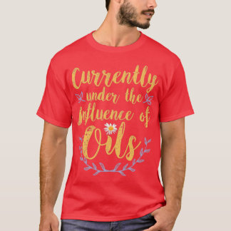 Relaxatie van de olievlek Aromatherapie Olieachtig T-shirt