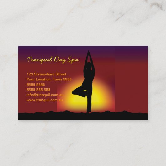 Relaxatie-Visitekaartje Visitekaartje (Voorkant)