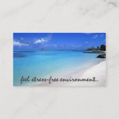 relaxatie-visitekaartje visitekaartje (Achterkant)