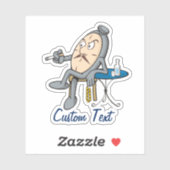 Relaxatieklok Sticker (Vel)