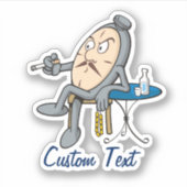 Relaxatieklok Sticker (Voorkant)