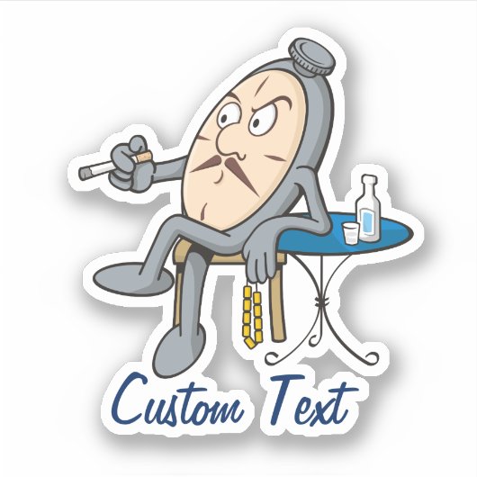 Relaxatieklok Sticker (Voorkant)