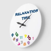 ****RELAXATIETIJD***" MET DEZE KOOLKLOK GROTE KLOK (Hoek)