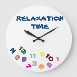 ****RELAXATIETIJD***" MET DEZE KOOLKLOK GROTE KLOK