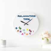 ****RELAXATIETIJD***" MET DEZE KOOLKLOK GROTE KLOK (Huis)