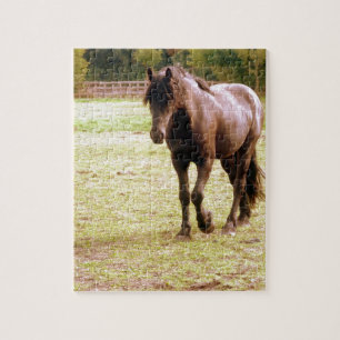 Relaxed Brown Horse Walking Legpuzzel